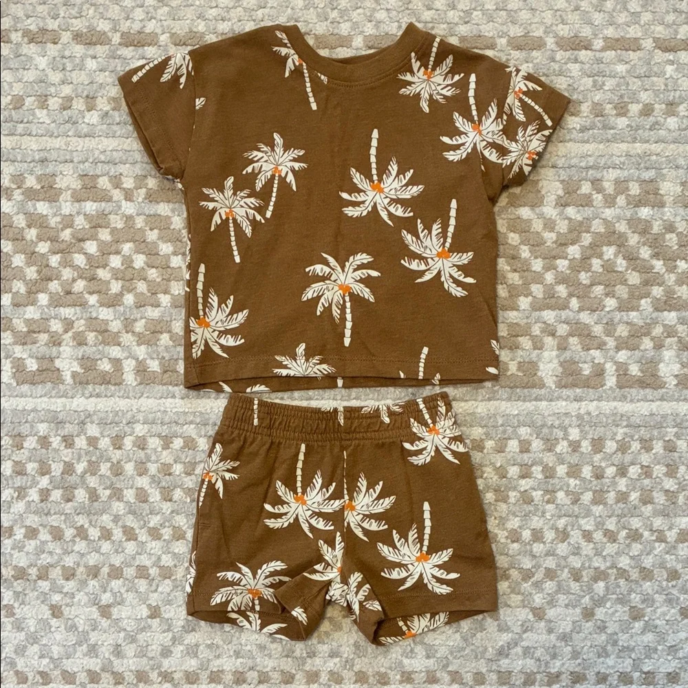 12 Month Palm Tree Outfit